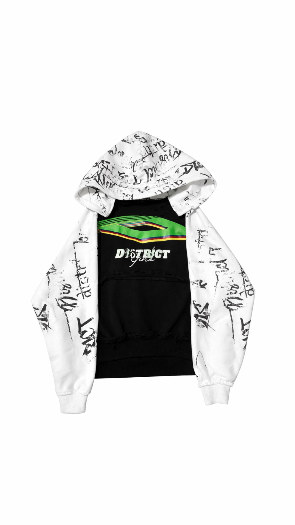TopShelf Graffiti Hoodie (White)