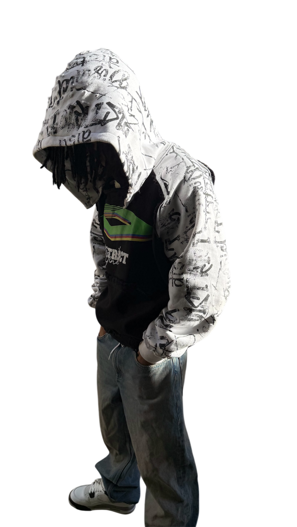 TopShelf Graffiti Hoodie (White)