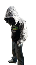 TopShelf Graffiti Hoodie (White)