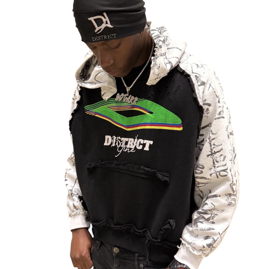 TopShelf Graffiti Hoodie (White)